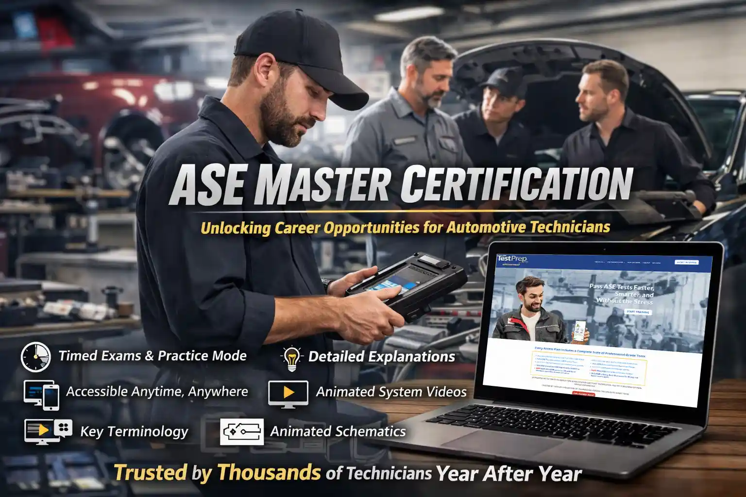 ASE Master Certification using ASE Test Prep