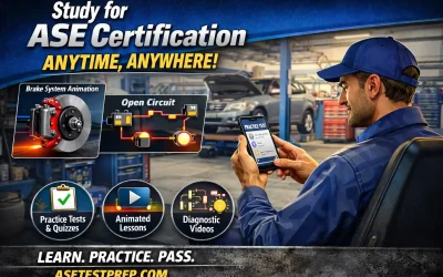 Study for ASE Certification Anywhere: Turn Your Mobile Phone Into a Powerful Training Tool