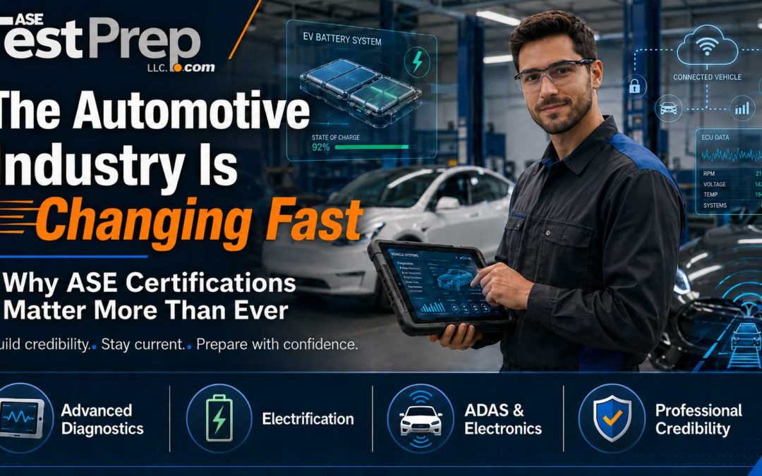 The Automotive Industry Is Changing Fast. That Is Why ASE Certification Matters More Than Ever